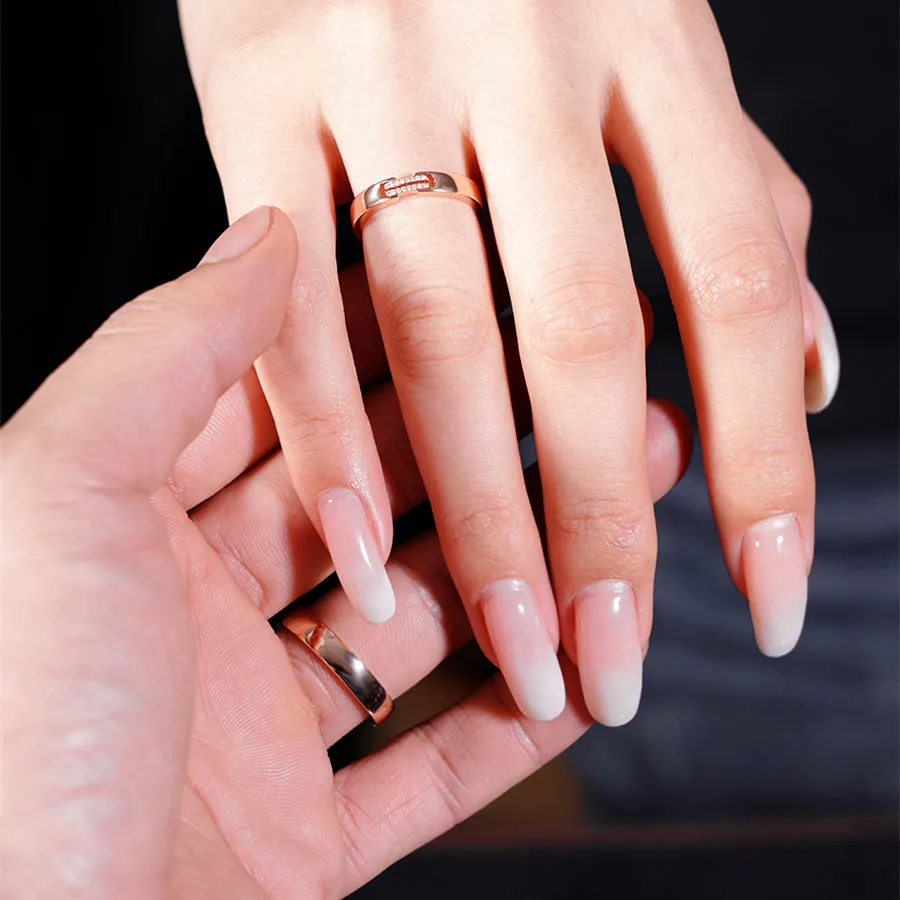 Love Link Diamond Wedding Ring Set