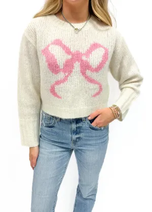 Love Shack Fancy Jorah Pullover - Snowflake Kiss