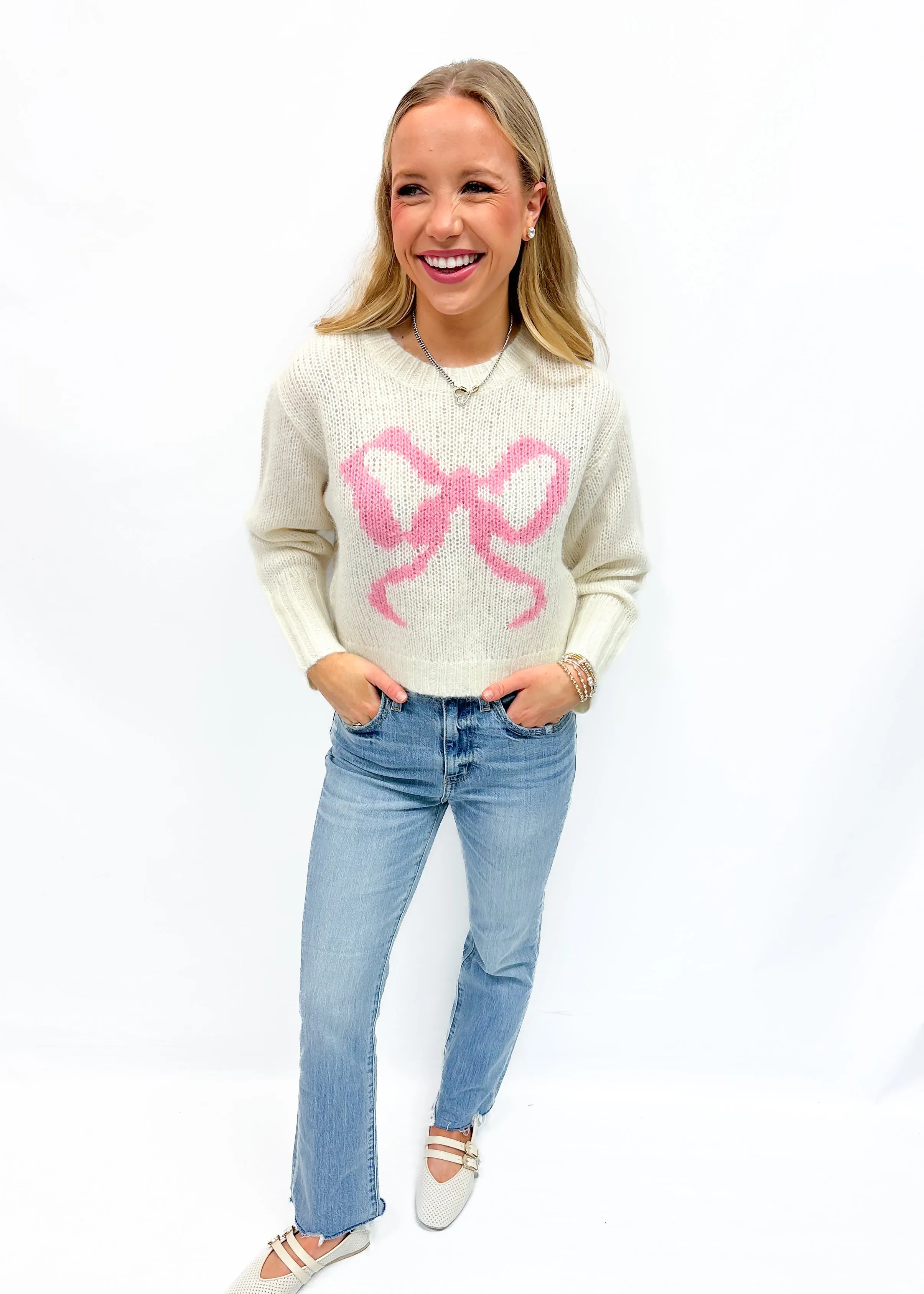 Love Shack Fancy Jorah Pullover - Snowflake Kiss