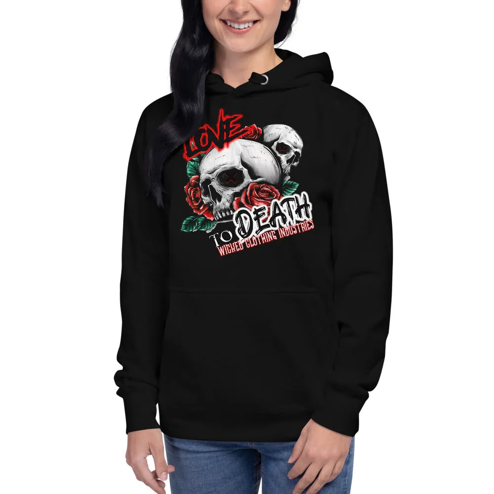 Love To Death /Women's  Hoodie