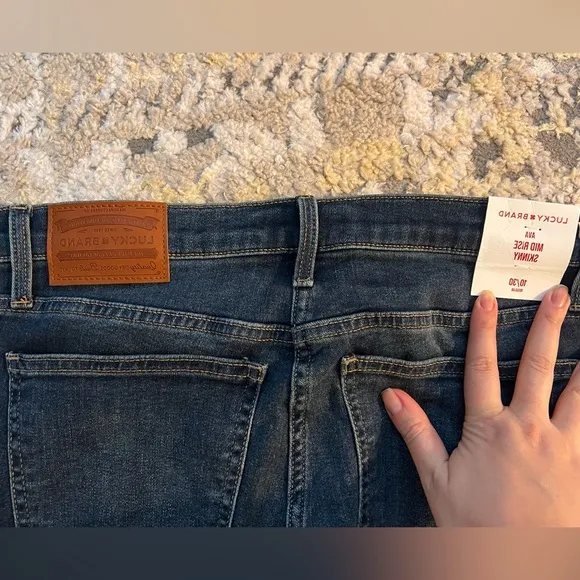 Lucky Brand Ava Mid Rise Skinny Jean 10/30 R Advanced Stretch