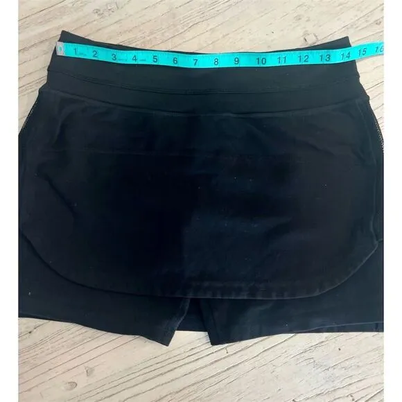 Lululemon Women's Black Second Chance Skort Size 8 Short Built in Shorts
