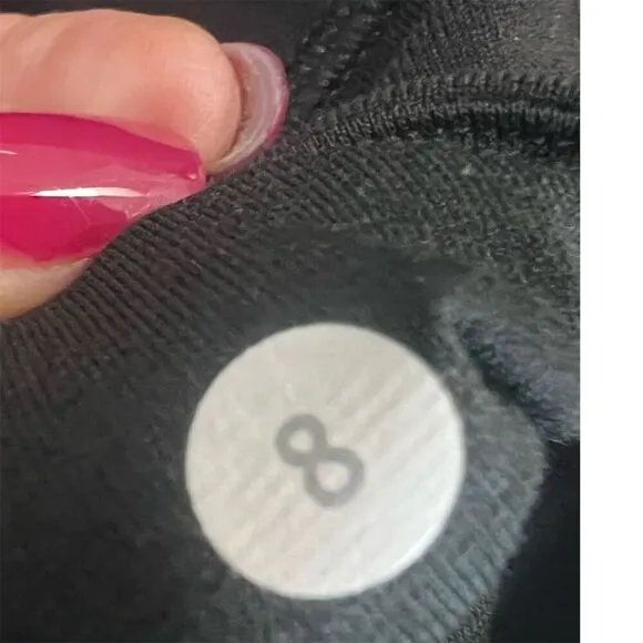 Lululemon Women's Black Second Chance Skort Size 8 Short Built in Shorts
