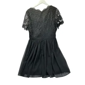lulus black lace women's cocktail dress size XL New NWT