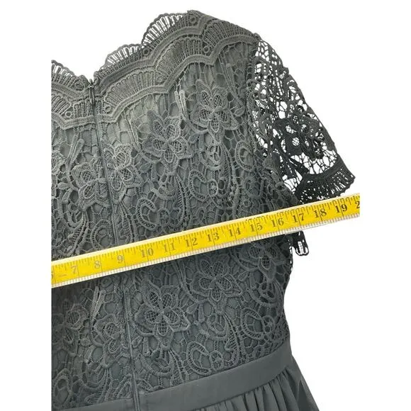 lulus black lace women's cocktail dress size XL New NWT