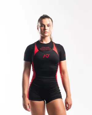 Luno Women's Singlet - Red Dawn