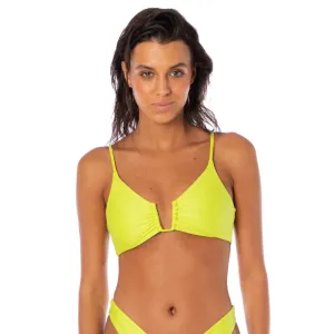 Maaji Women's Lime Green Bia Top