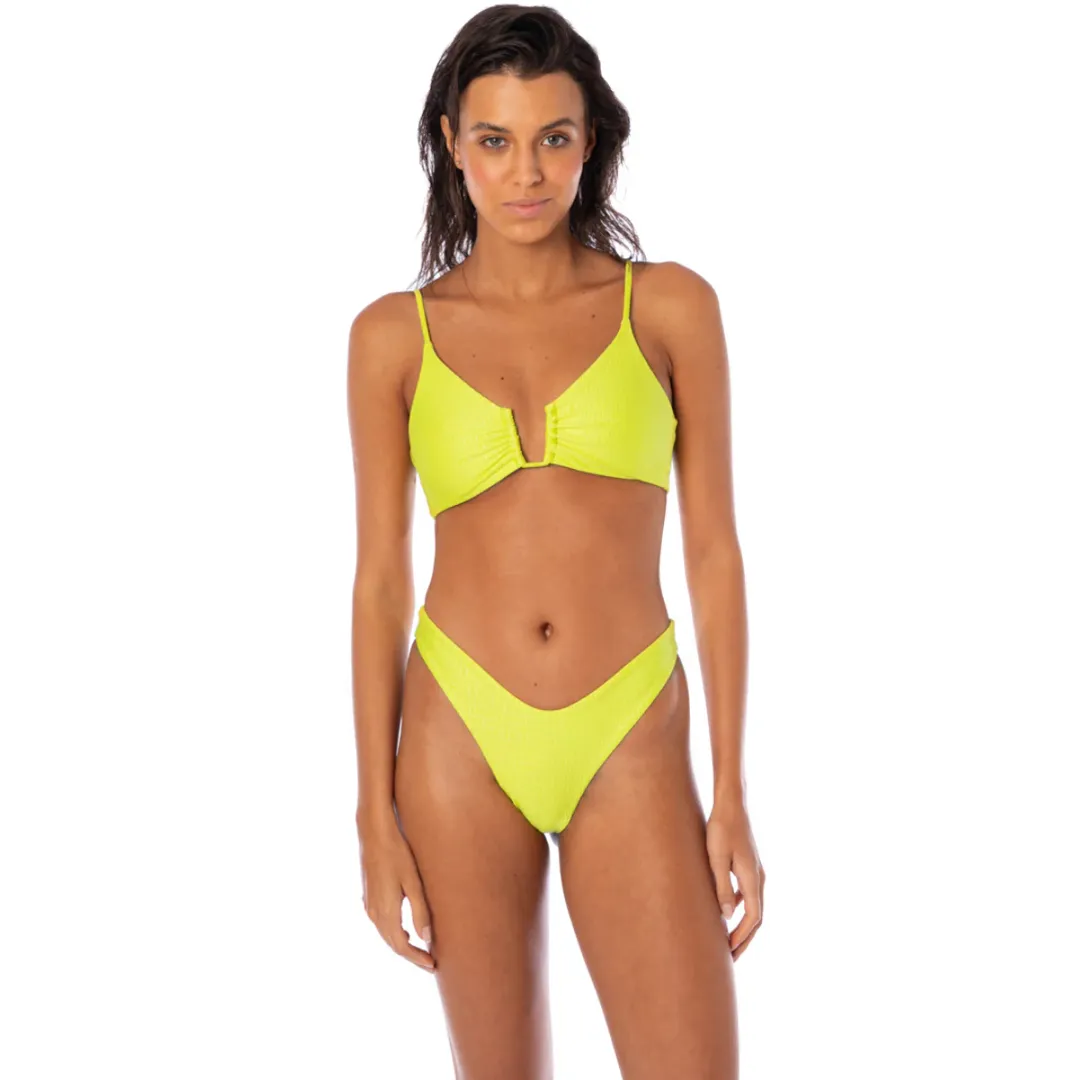 Maaji Women's Lime Green Bia Top