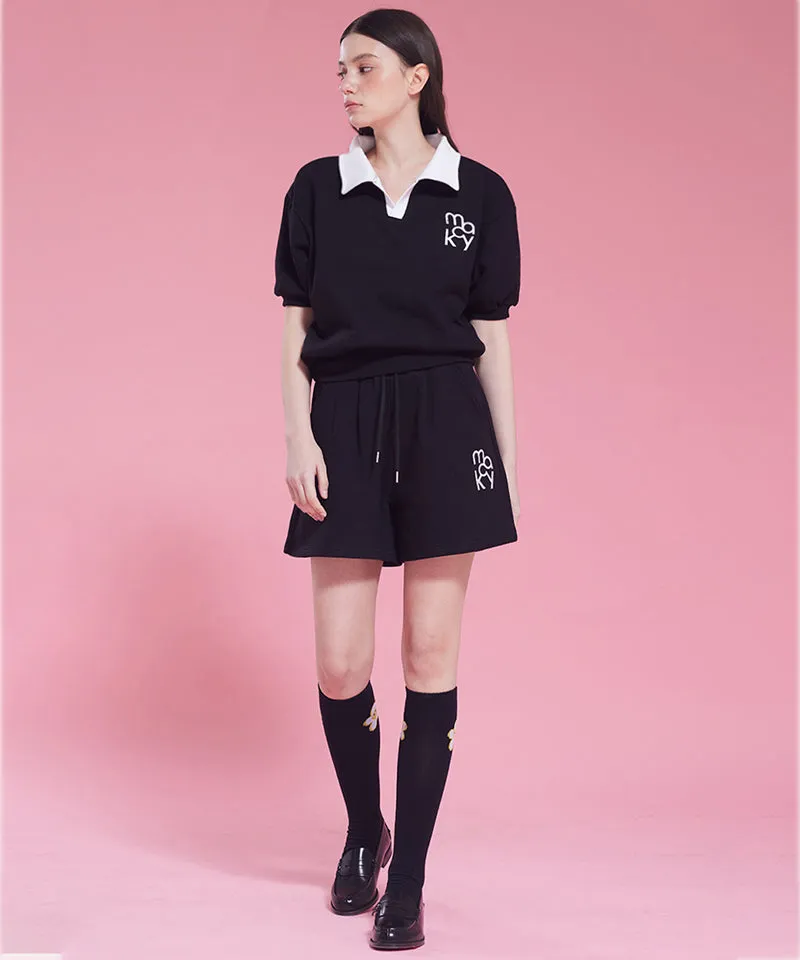 MACKY Golf: Coloring Delight Half Sweatshirt - Black