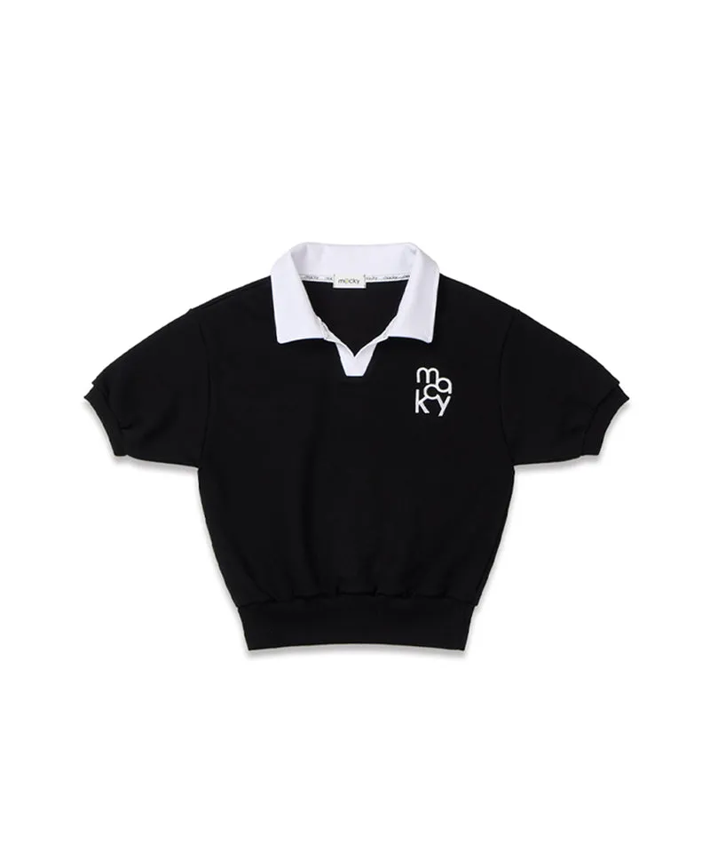 MACKY Golf: Coloring Delight Half Sweatshirt - Black