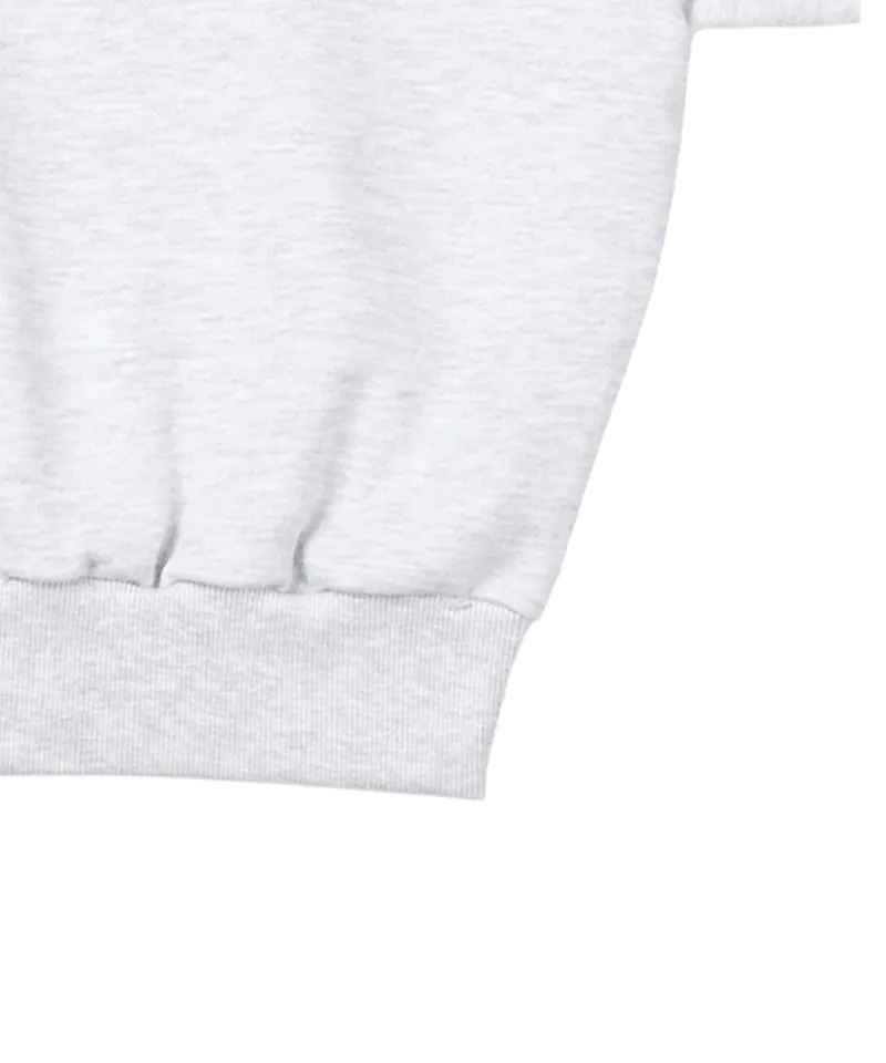 MACKY Golf: Coloring Delight Half Sweatshirt - Light Gray
