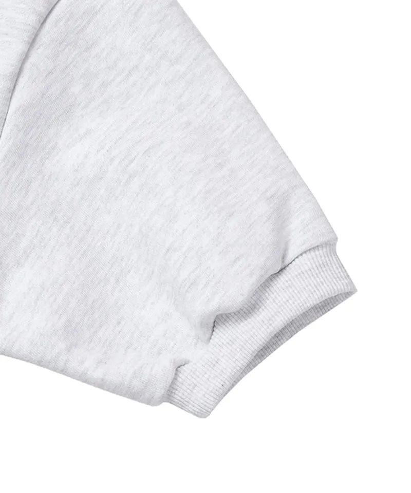 MACKY Golf: Coloring Delight Half Sweatshirt - Light Gray