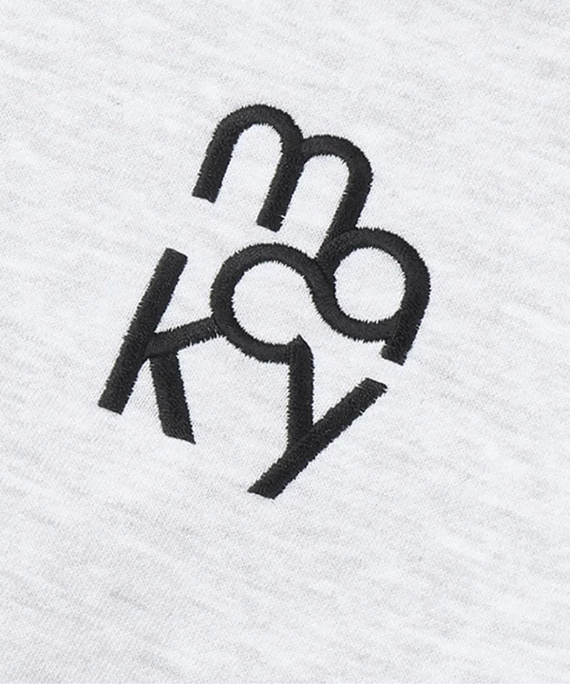 MACKY Golf: Coloring Delight Half Sweatshirt - Light Gray