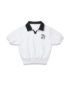 MACKY Golf: Coloring Delight Half Sweatshirt - Light Gray