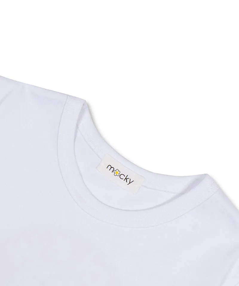 MACKY Golf: Hole-In Cup T-Shirt - White-Pink