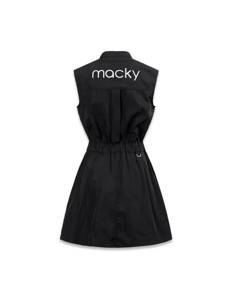 MACKY Golf: May Zip-Up Dress - Black