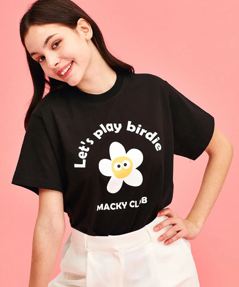 MACKY Golf: Play Birdie T-Shirt - Black