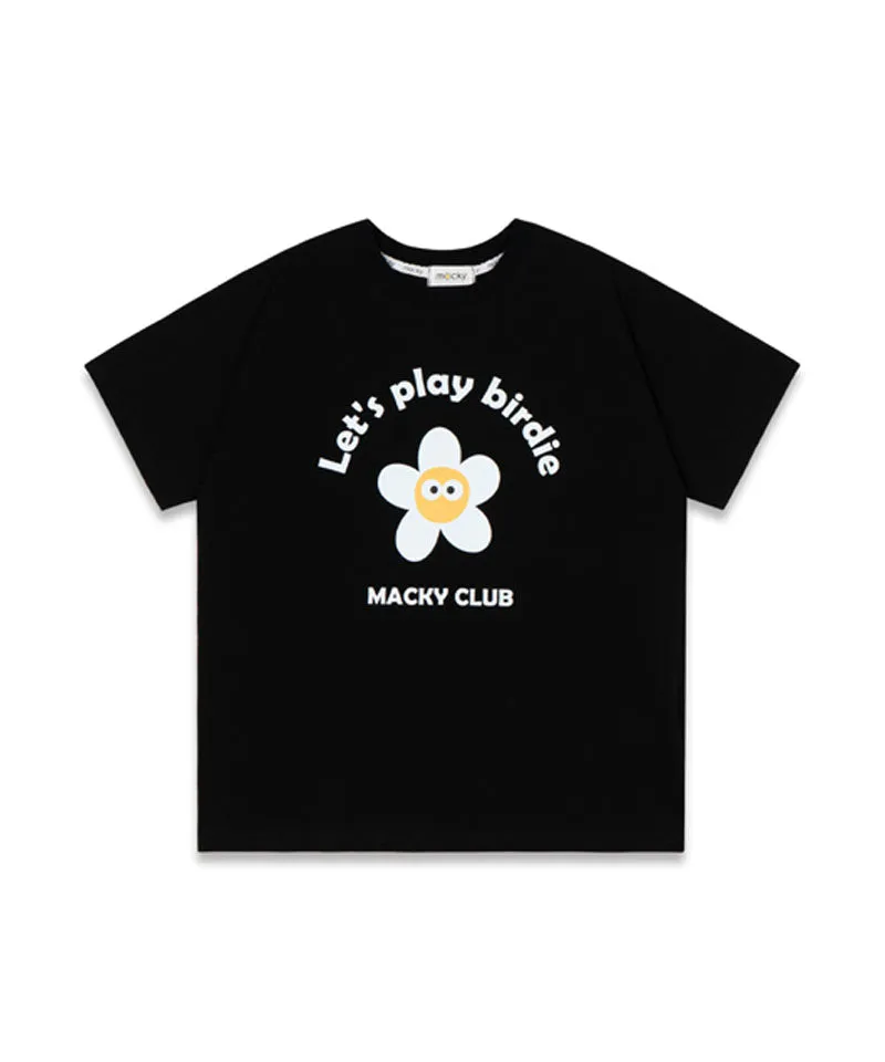 MACKY Golf: Play Birdie T-Shirt - Black