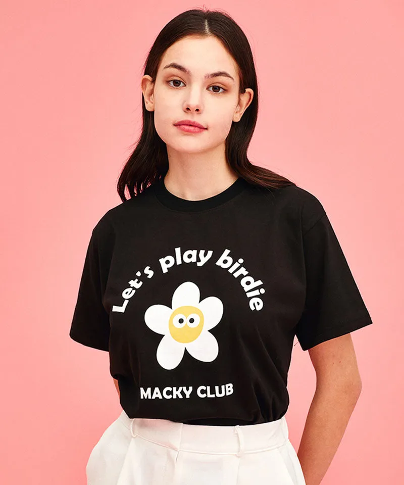MACKY Golf: Play Birdie T-Shirt - Black