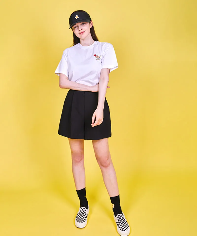 MACKY Golf: Wadada Bear Happy T-Shirt - White