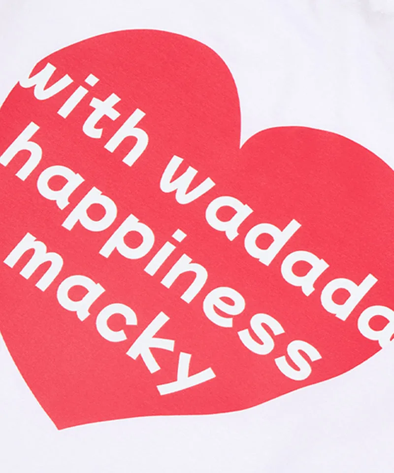 MACKY Golf: Wadada Bear Happy T-Shirt - White