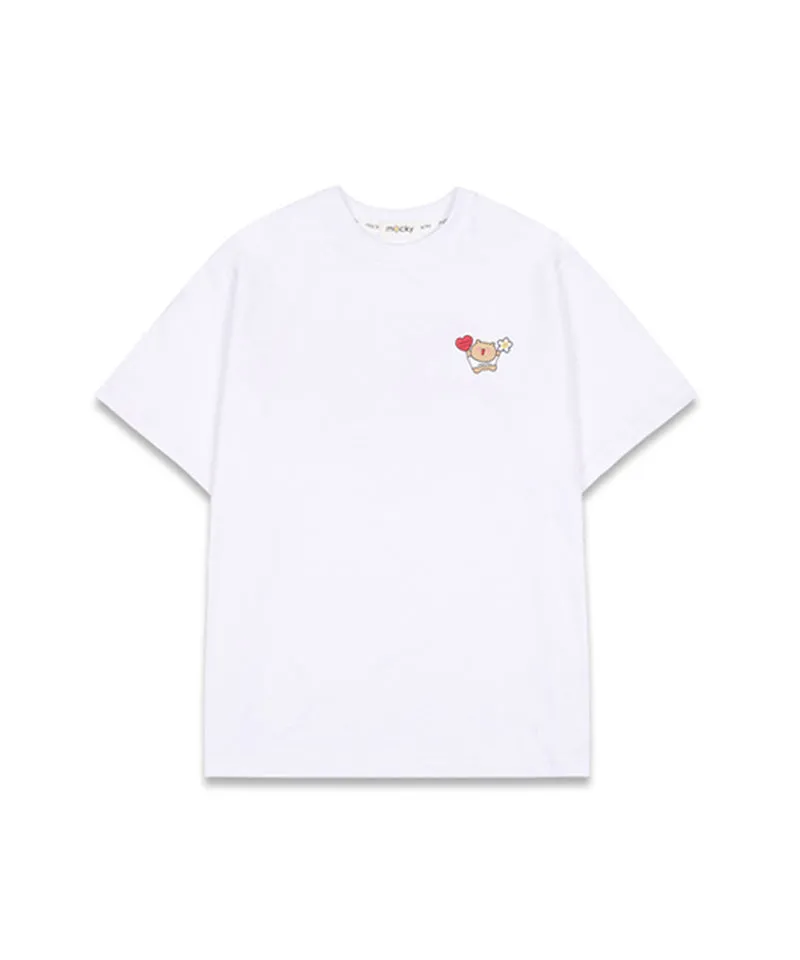 MACKY Golf: Wadada Bear Happy T-Shirt - White