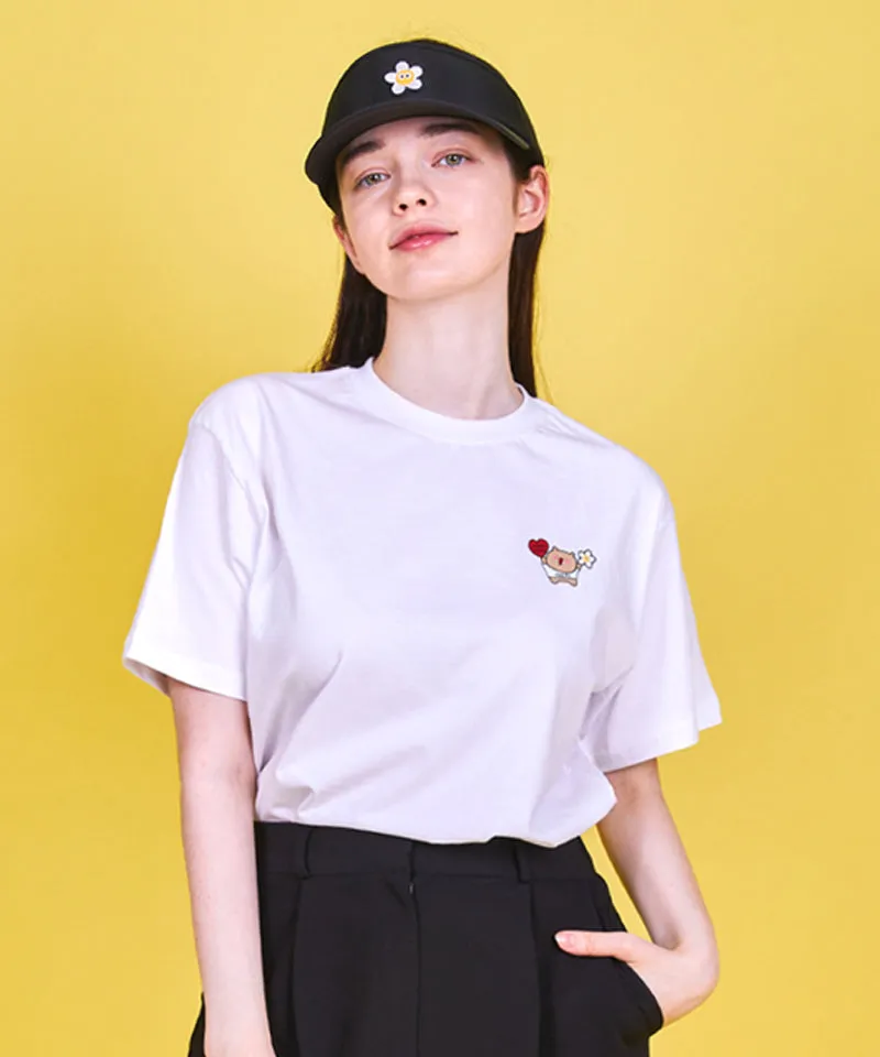 MACKY Golf: Wadada Bear Happy T-Shirt - White
