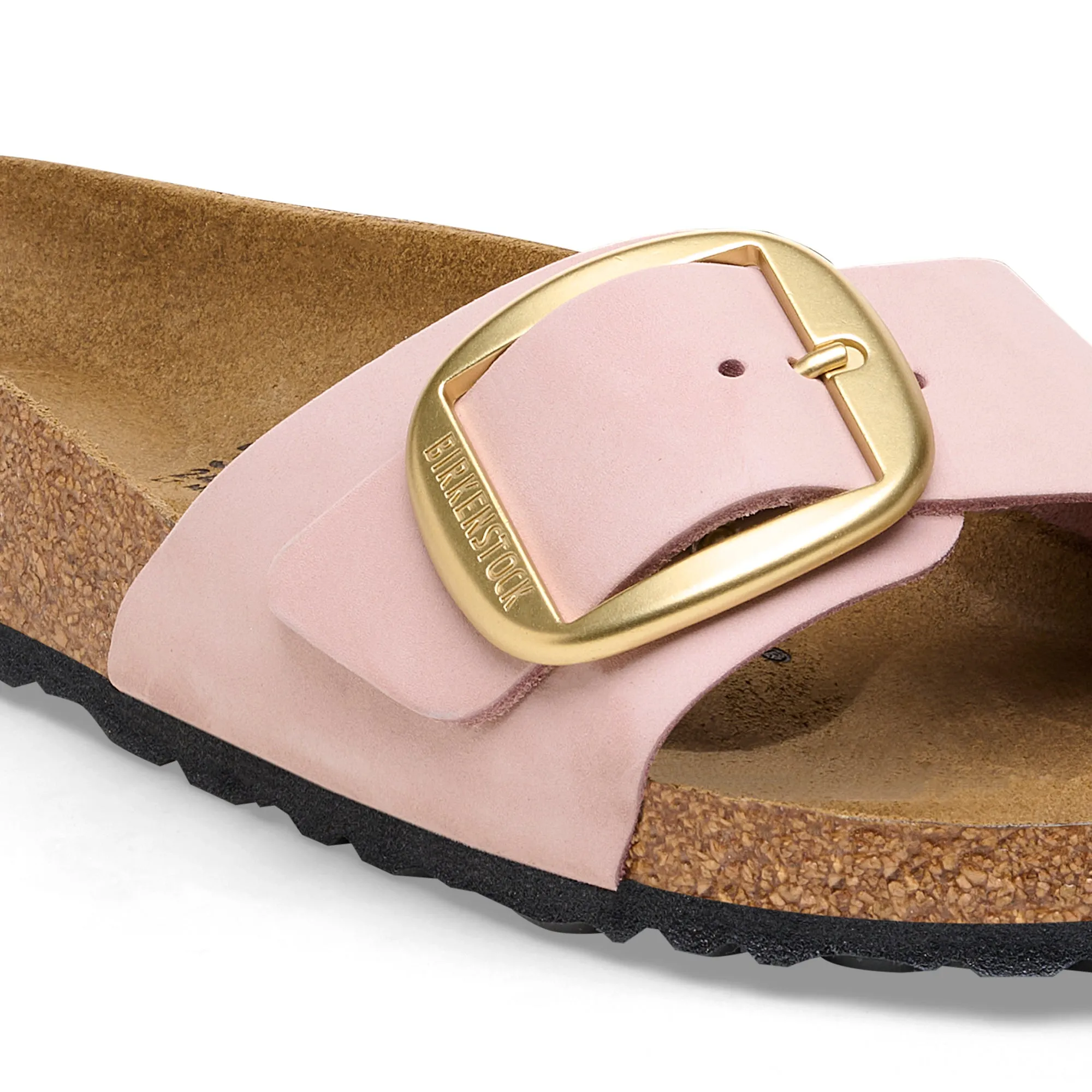 Madrid Big Buckle	(Soft Pink Nubuck)