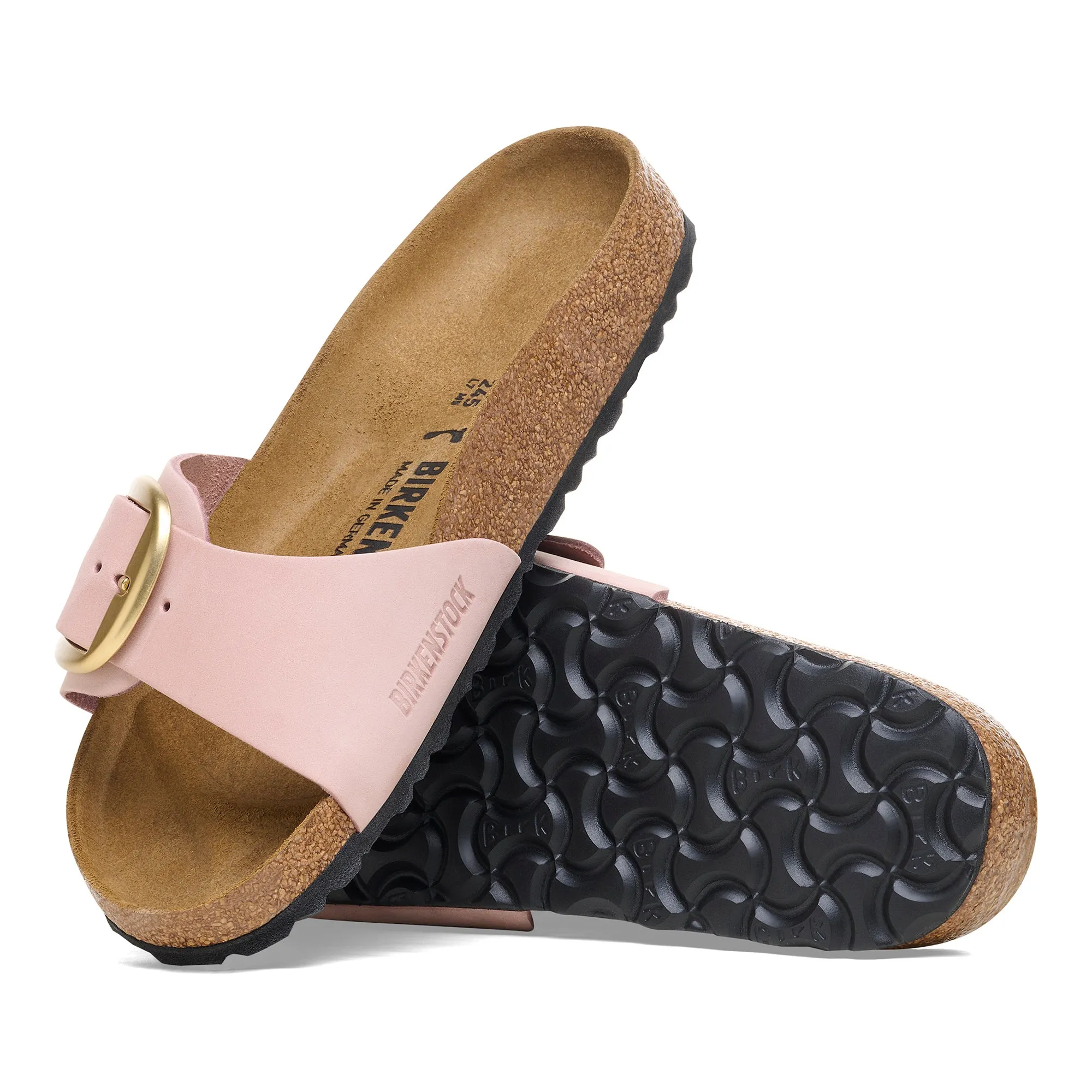 Madrid Big Buckle	(Soft Pink Nubuck)