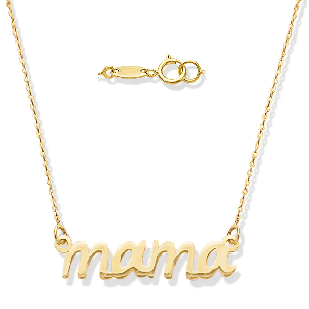 MAMA Cut Out Necklace