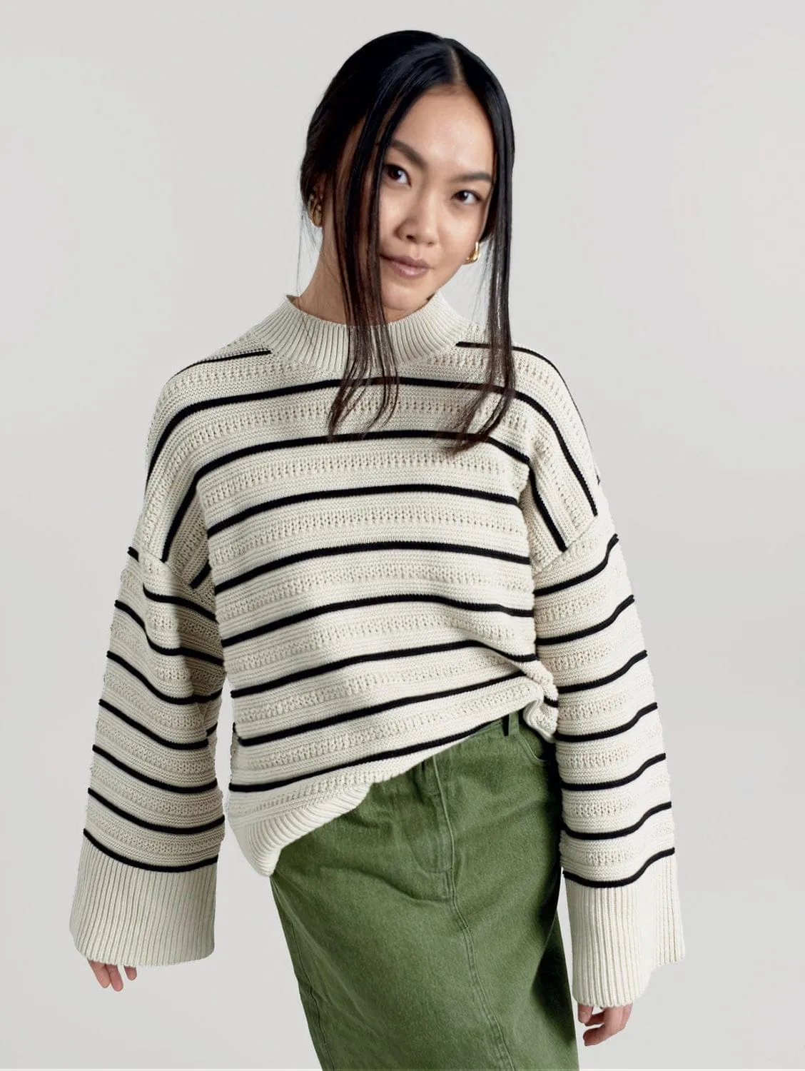Margot Women's Organic Cotton Jumper | Ivory