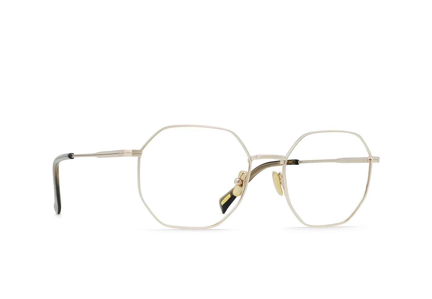 MAYLIN-Brushed Light Gold   Khaki / Clear