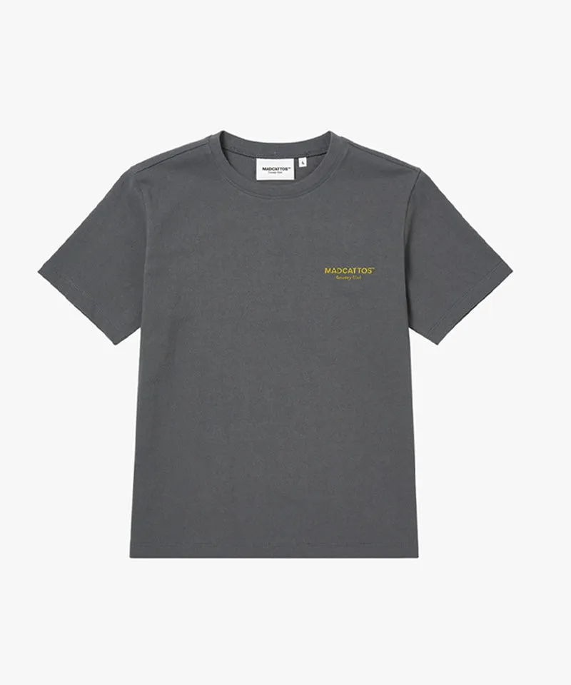 MCC Women's Solid Big Cat Tee - Charcoal