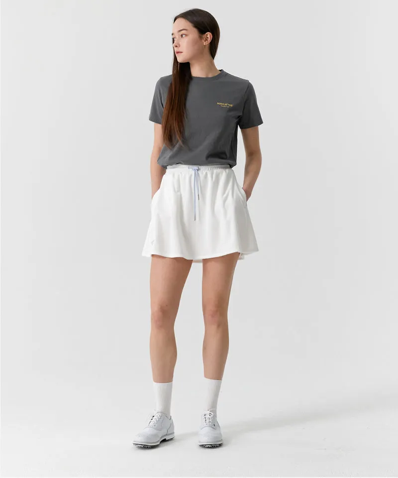 MCC Women's Solid Big Cat Tee - Charcoal