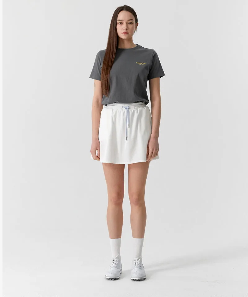 MCC Women's Solid Big Cat Tee - Charcoal