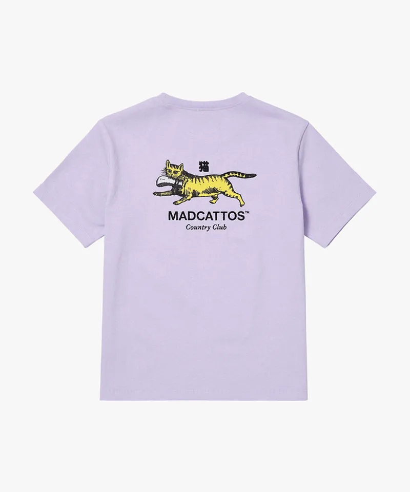 MCC Women's Solid Big Cat Tee - Lavender