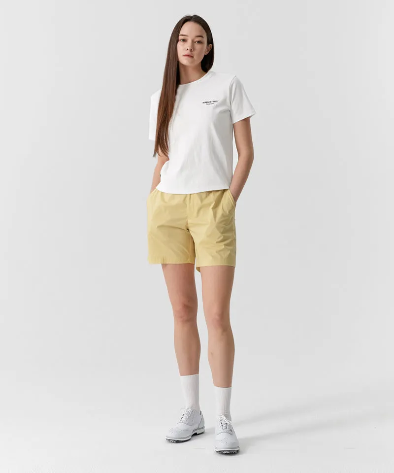 MCC Women's Solid Big Cat Tee - White