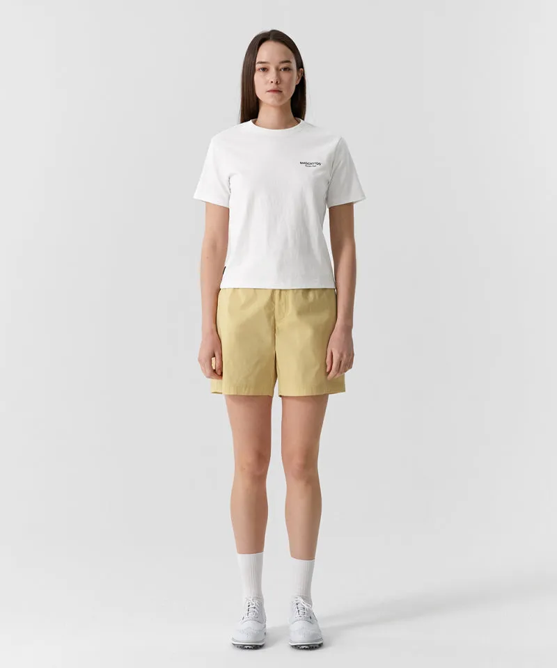 MCC Women's Solid Big Cat Tee - White
