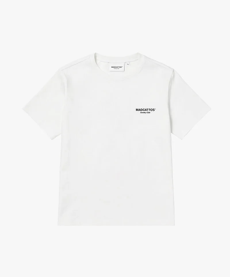 MCC Women's Solid Big Cat Tee - White