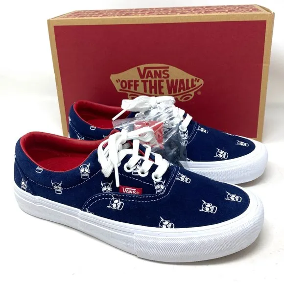 💖MEGA SALE💖VANS Era Pro Kader Sylla Halloween Suede Navy Women's VN0A347L0V0