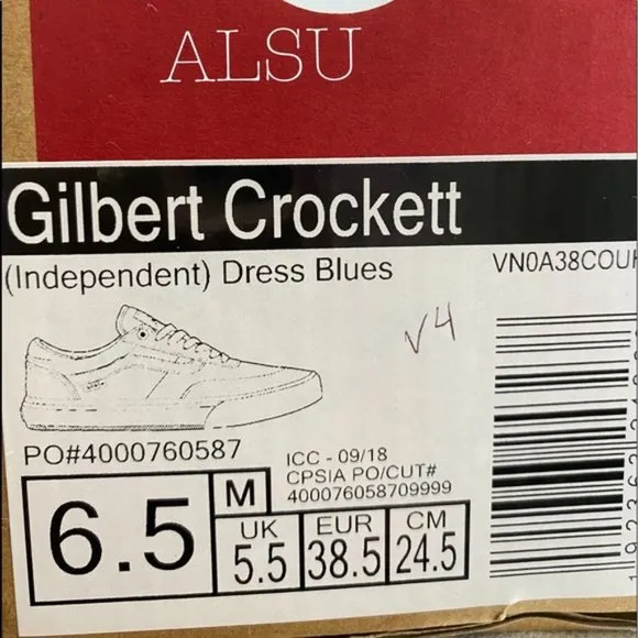 💖MEGA SALE💖VANS Gilbert Crockett Independent Dress Blues Women's VN0A38COUHL