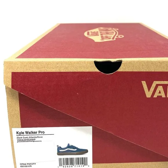 💖MEGA SALE💖VANS Women's 8 KYLE WALKER Pro Dark Suede Atlantic Dove VN0A2XSG0WP