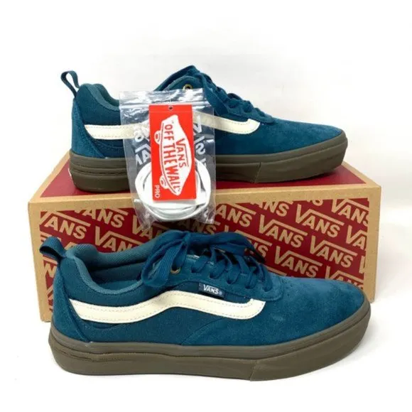 💖MEGA SALE💖VANS Women's 8 KYLE WALKER Pro Dark Suede Atlantic Dove VN0A2XSG0WP