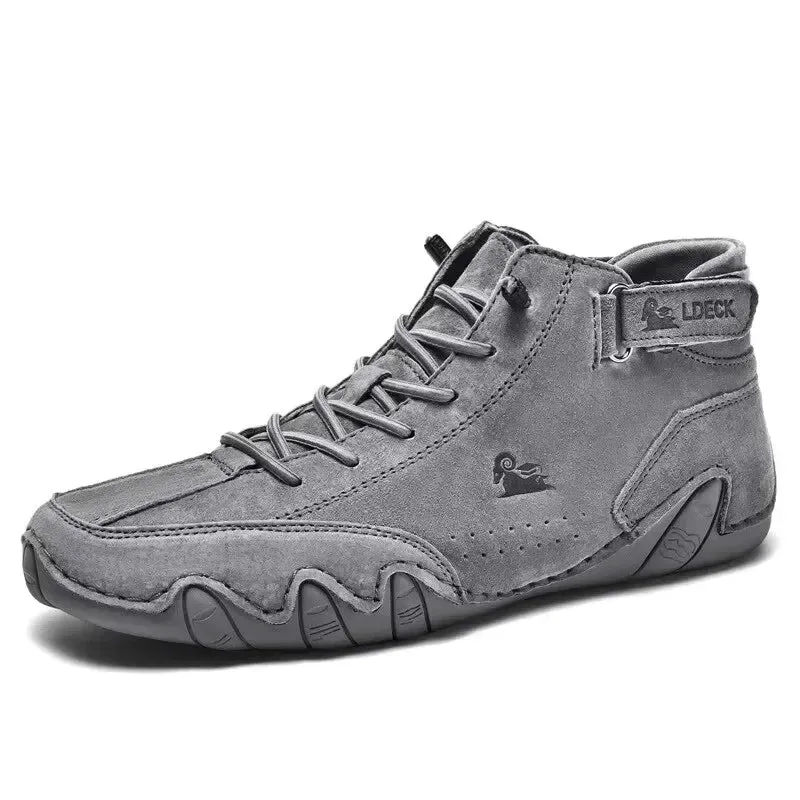 Men's Genuine Leather  Winter Warm Boots