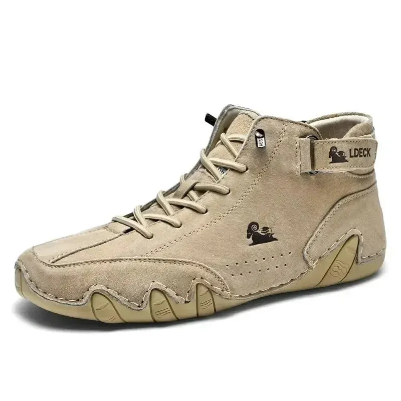 Men's Genuine Leather  Winter Warm Boots