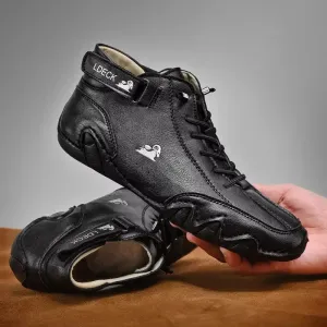 Men's Genuine Leather  Winter Warm Boots