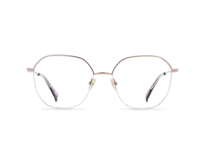 MIKA-Satin Light Rose Gold / Hazy Lilac / Clear