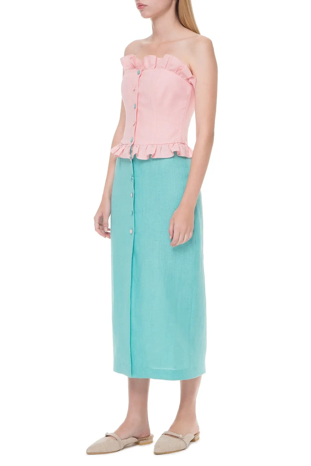 Mint Candy No Sleeves dress
