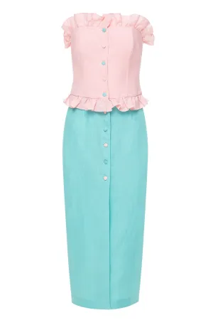 Mint Candy No Sleeves dress