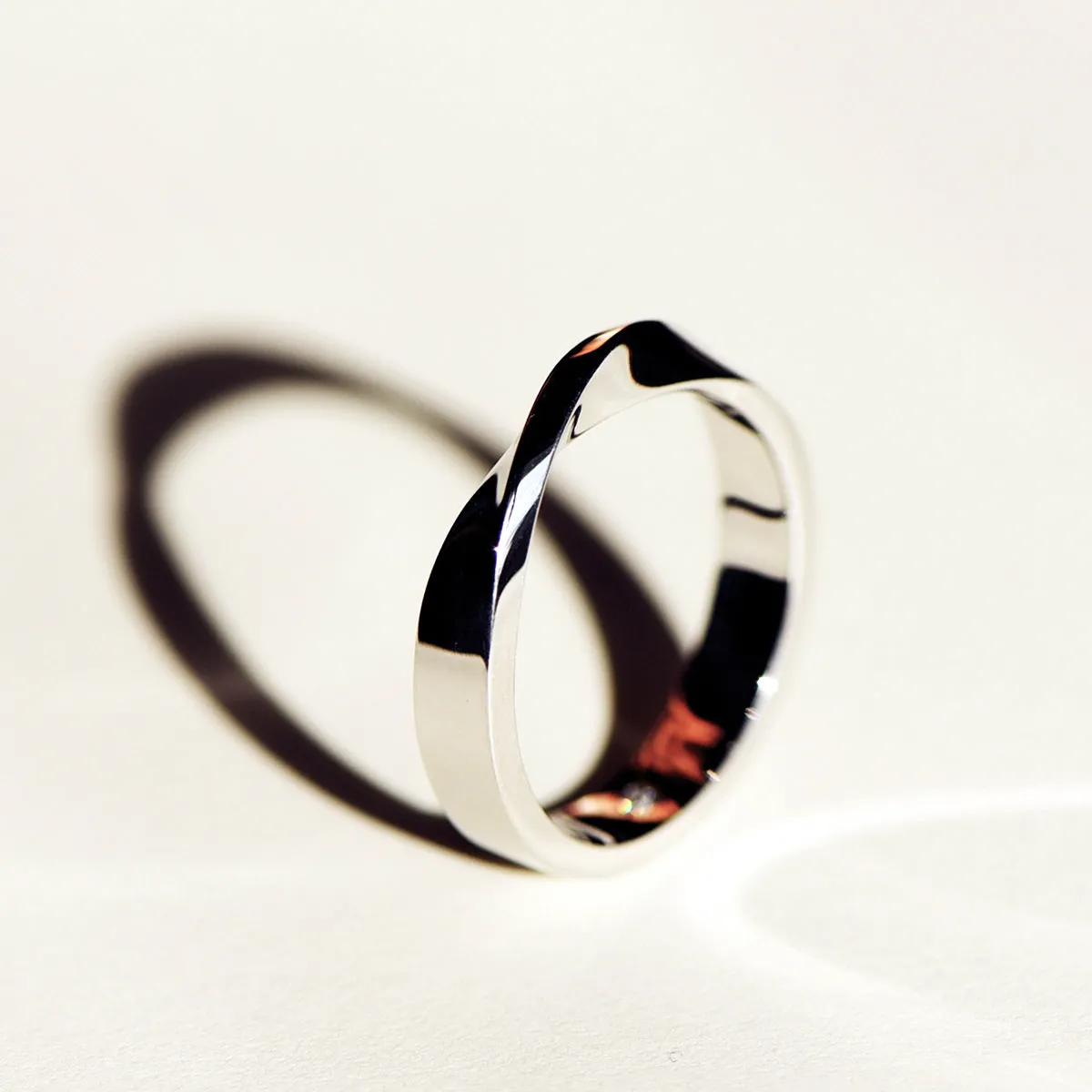 Mobius Strip Style Wedding Ring